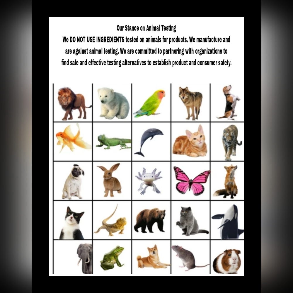 NATURAL & ORGANIC. ANTI- Animal testing. PREMIUM QUALITY INGREDIENTS